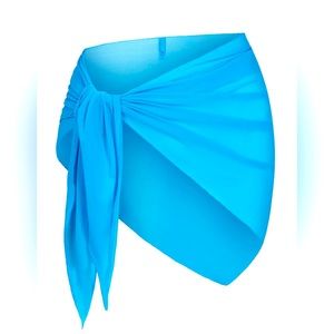 SKIMS MESH TIE SARONG | TURQUOISE (196)